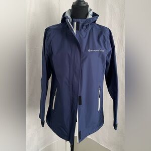 Vineyard Vines Navy Blue Rain Jacket Size XS
